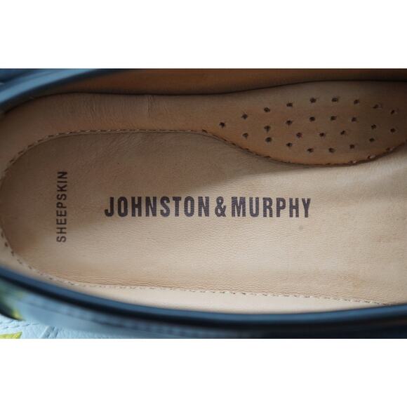 Johnston & Murphy Hayes Penny Loafer Black Brush-Off Leather Premium Men\'s 8M main image 8